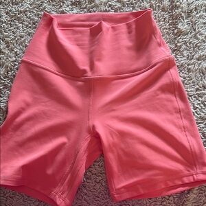 Lululemon Athletica Pink Align High Waisted Shorts